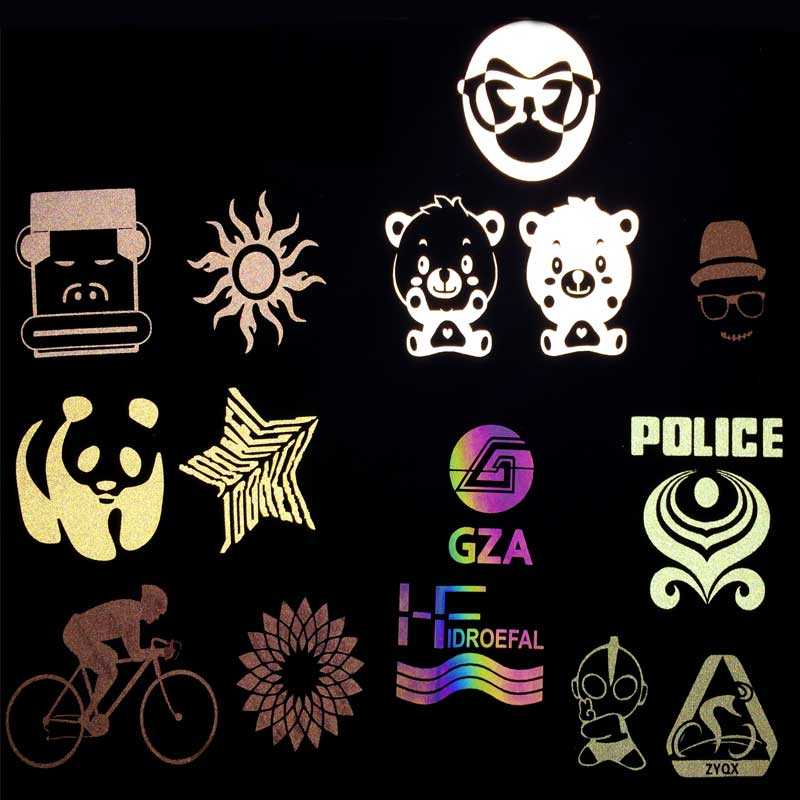 反光熱貼logo 可定制各類圖案