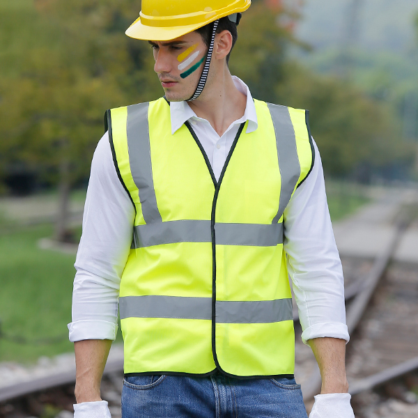 兩橫兩豎達標環(huán)衛(wèi)施工安全背心