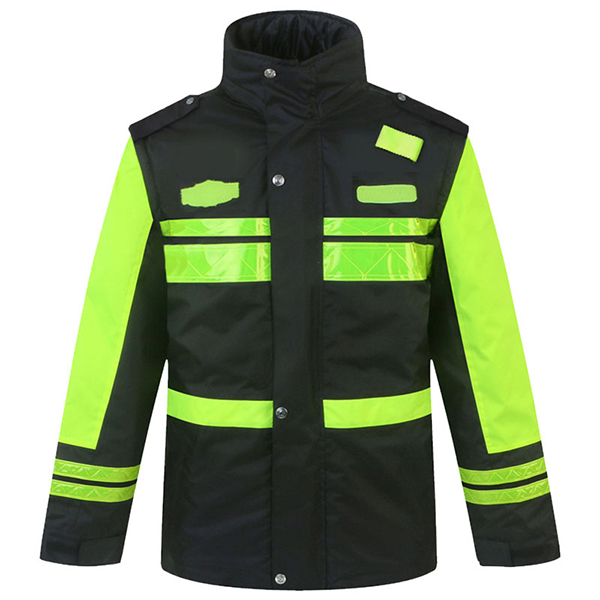 加厚高速救援施工反光棉衣外套