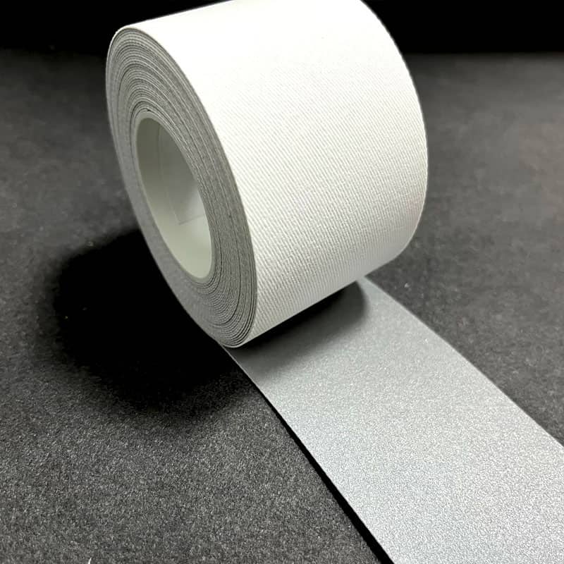 亮銀全棉阻燃反光布