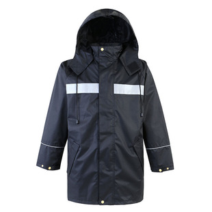 2017城市管理反光雨衣套裝 新城管分體戶外防水工作服